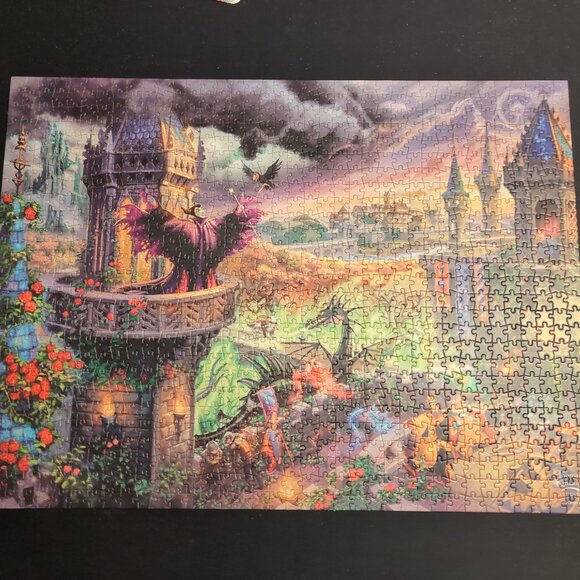 Thomas Kinkaid Disney Studios Puzzle - Picture 1 of 2